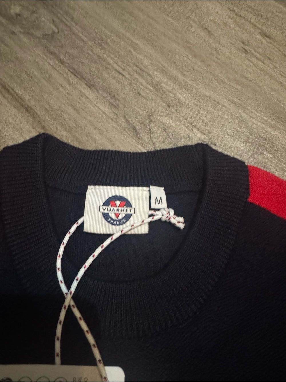 VUARNET NAVY/RED MEN'S RACING PULLOVER - Picture 4 of 6